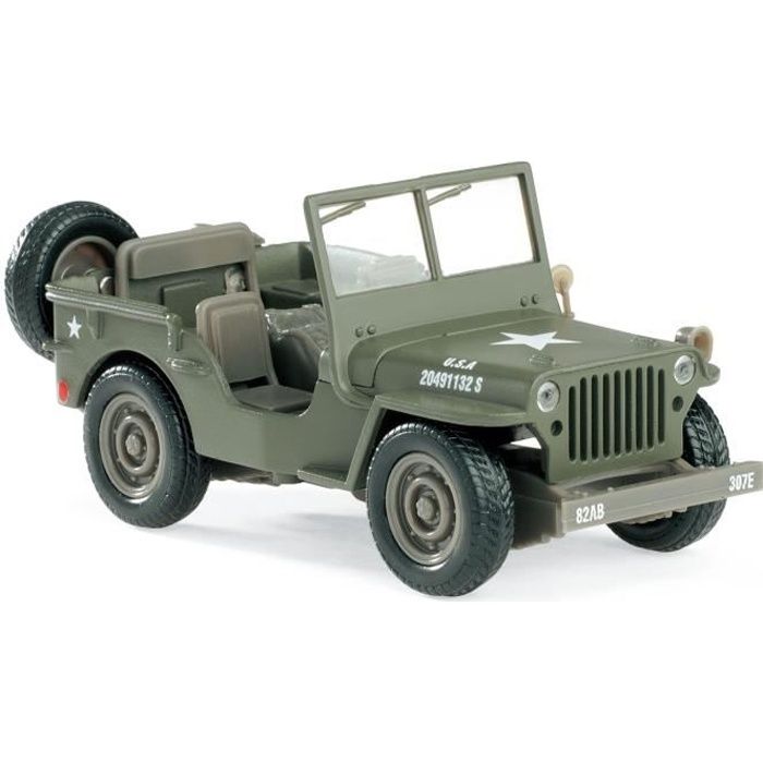 Modellino Auto Mezzi Militari 1:32 JEEP WILLYS PB MILITARY Modellismo Diecast Collezione