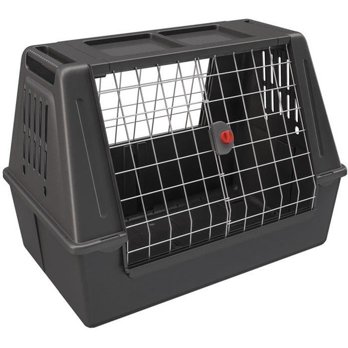 Cage de voiture pour chiens - Ferplast - Atlas Car 80 Scenic - Gris - Petit - Panier de transport - Extérieur Cage de voiture pour chiens - Ferplast - Atlas Car 80 Scenic - Gris - Petit - Panier de transport - Extérieur