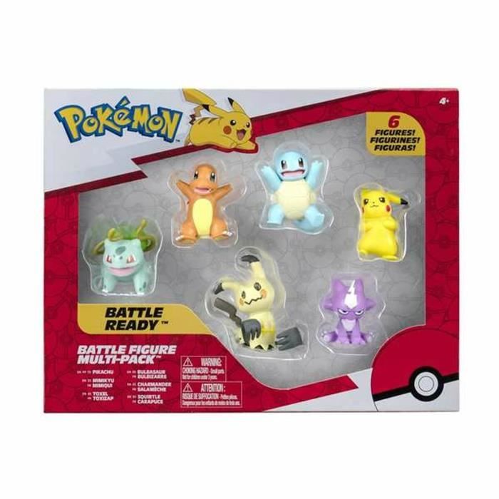 Pokémon Battle Ready 5 cm 6 Pièces Set - vue 2