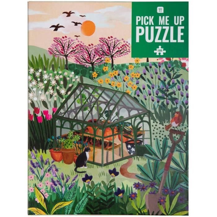 Talking Tables Puzzle de Jardin de 1000 piècesavec Affiche et fiche