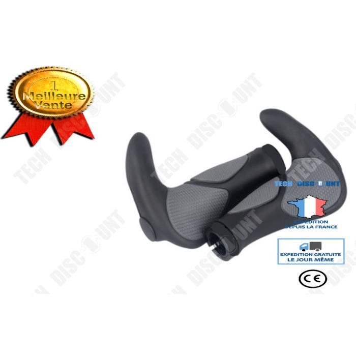 TD® Montagne couverture guidon VTT couverture manche en corne caoutchouc vélo antidérapante accessoires d'équitation poignée de vice