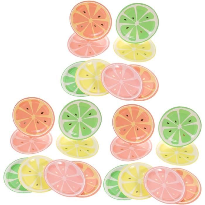 24 Supports à Tacos Jetables - Assiettes En Papier Épaisses Avec Séparateurs, Idéal Fêtes & Pique-niques