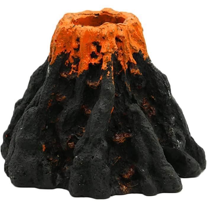 Meilleurs prix pour d'Ornement De Volcan d'Aquarium Décoration De Volcan en Résine d'Aquarium Résine Air Stone Pompe à Air D’Aquarium Paysager
