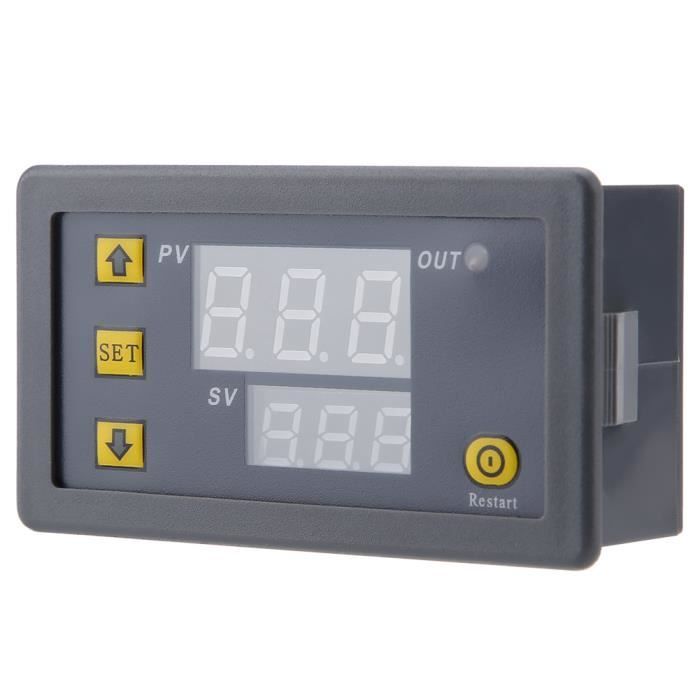 Contrôleur Température Aideepen W3230 - Digital LED - 12V 20A - Pour Chauffage/refroidissement