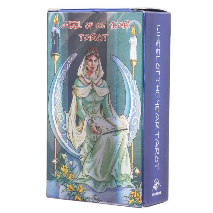 FHE Cartes de Tarot, Classique pour Débutant,Papier Holographique