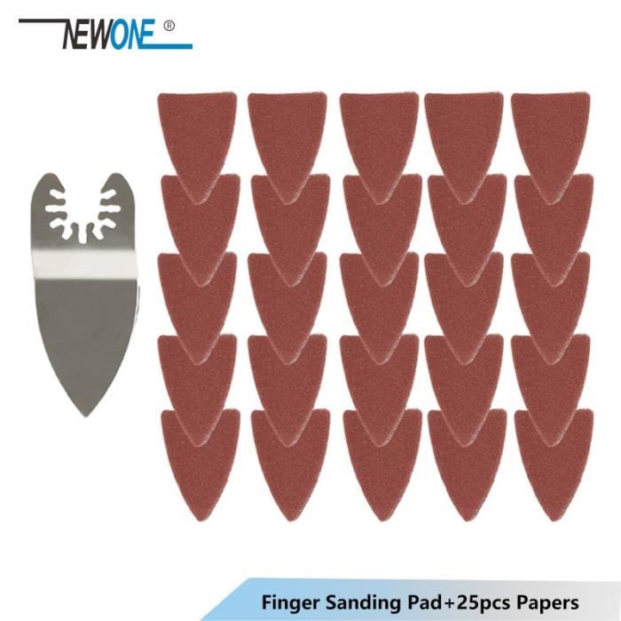 OUTIL OSCILLANT TRIANGULAIRE tampon de ponçage facile à changer