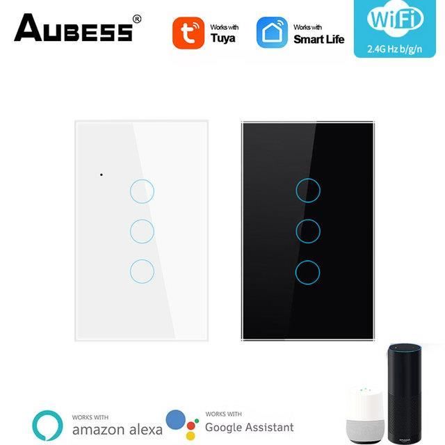 Interrupteur Mural Intelligent Connecté WiFi - Modèle WF-DS01 EU - Neuf Générique Pour Maison Connectée