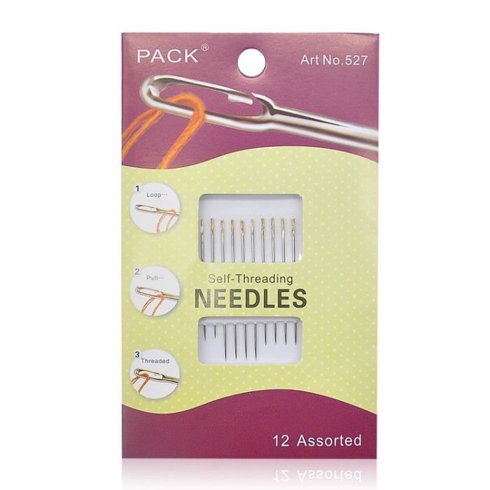 55 Pièces/1 Ensemble Aiguilles à Tricoter à Double Pointe Aiguilles à