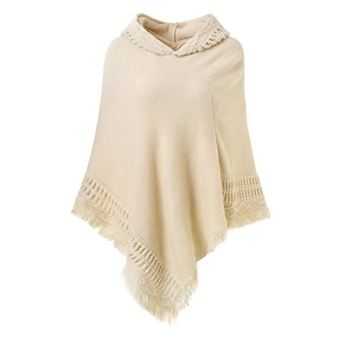Poncho Mexicain Pour Hommes - Multicolore Avec Franges - Idéal Pour Fête, Carnaval Ou Déguisement - Style Serape Festif
