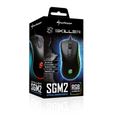 Sharkoon Skiller SGM2, Droitier, Optique, USB, 6400 DPI, 106 g, Noir-1