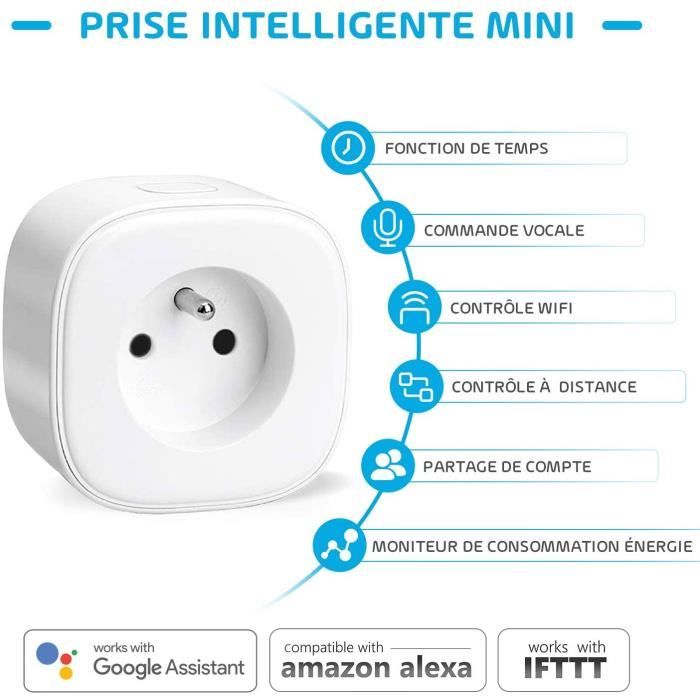 Intelligentes Prise Zigbee Smart Plug Socket Fonctionnent Avec Alexa-Google  Home Et L'Application Ewelink, 16A, 3840 W, 2Pcs[J1375] - Cdiscount  Bricolage