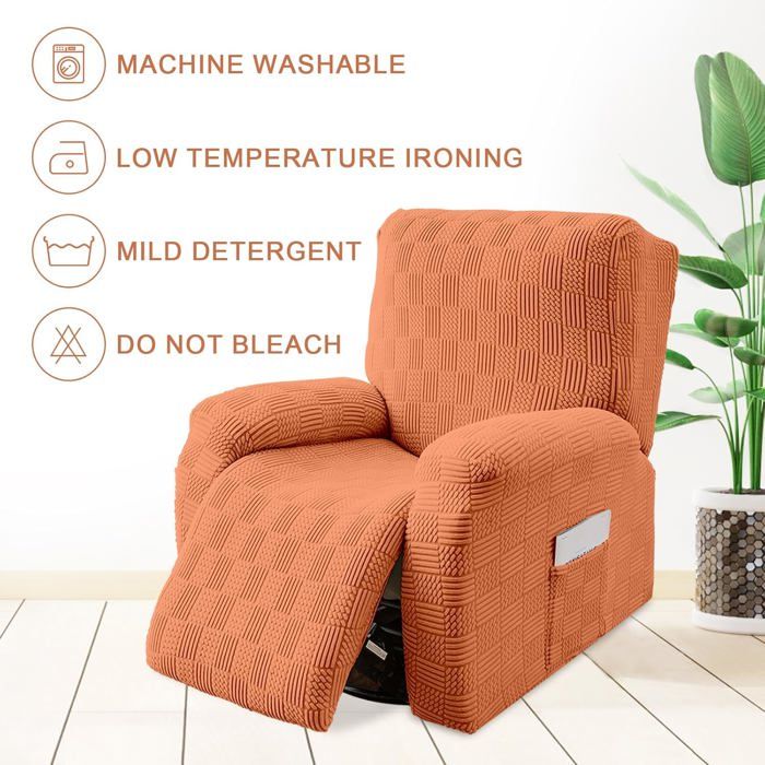 Surwin Housse de Fauteuil Extensible 1 Place, Housse de