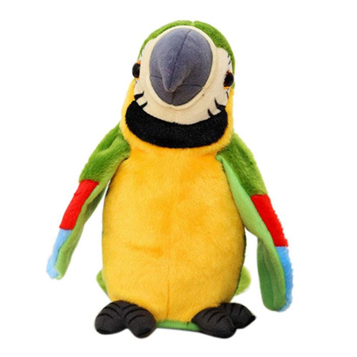 Jouet peluche Pablo le perroquet corde pour chien, jouet en peluche perroquet
