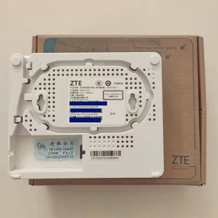 Fibre optique,Modem Terminal F612 ONT ONU GPON FTTH,1GE + 1FE,Port