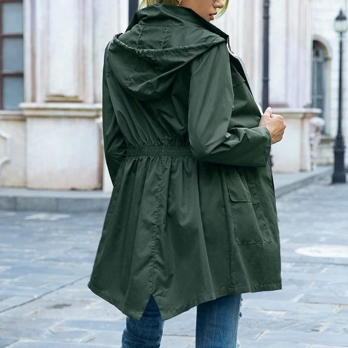 Manteau de pluie femme sale