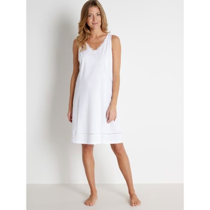 Fond de robe en voile de coton 2025