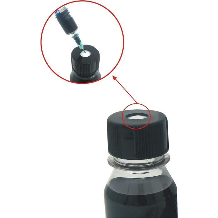 refill24 Kit de Recharge Compatible pour Cartouches d'encre Canon 540, 540 XL Noires, Encre de Haute qualité avec Clip et Accessoires refill24 Kit de Recharge Compatible pour Cartouches d'encre Canon 540, 540 XL Noires, Encre de Haute qualité avec Clip et Accessoires