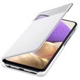 Etui Smart View Samsung Galaxy A32 5G Blanc-2