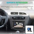 7 Pouces 2Din Autoradio avec HiFi, WiFi, Bluetooth, GPS, 16 GB Quad Core 1080p HD Lecteur multimédia de Voiture, caméra de recu 600-2