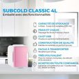 Subcold Mini Frigo Classic4 - Refroidit et réchauffe | 4 litres / 6 Canettes 330ml | 220V/USB | Petit Réfrigérateur Portable-2