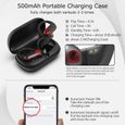AirAux AA-UM3 Écouteur Bluetooth 5.0 Oreillette Sans Fil TWS Sport Crochet d'oreille Contrôle Tactile-2