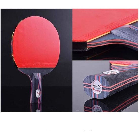 Raquette de Tennis de Table à Poignée de Couleur Innovante 11-15 étoiles,  Lame de Ping-Pong A319 - Cdiscount Sport
