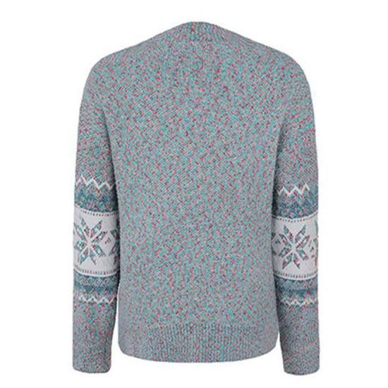Pull De Noël Moche Pour Hommes - Design 3D Rigolo Père Noël Et Renne, Manches Longues, Col Rond - Idéal Pour Les Fêtes !