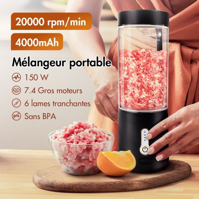 Blender Mixeur Portable - Appareil à Smoothie - Cuisine-Pratique