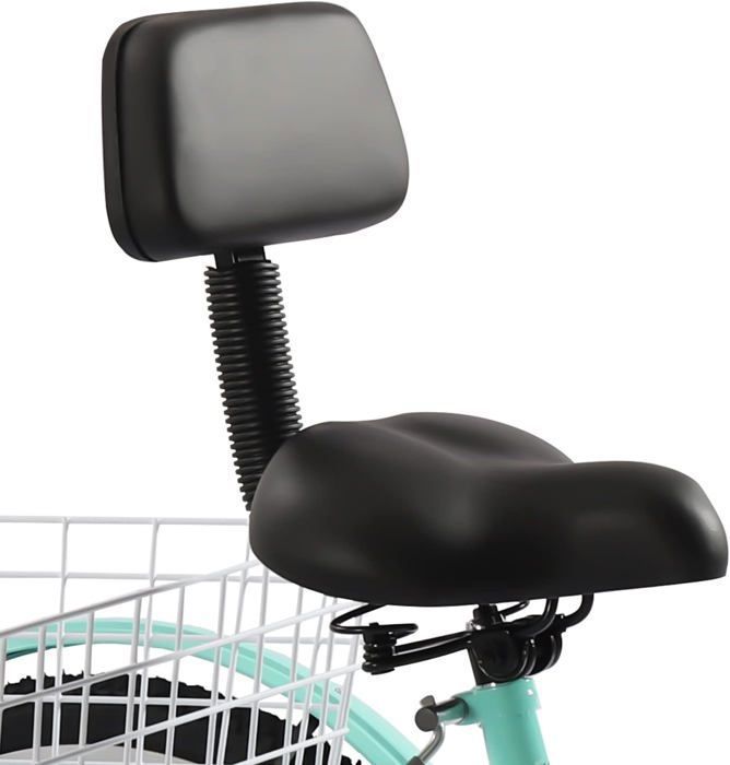 Tricycle 24 Pouces 7 Vitesses Pliable Pour Adultes GMSLuu - Vélo 3 Roues Avec Panier, Porte-gobelet Et Phare LED