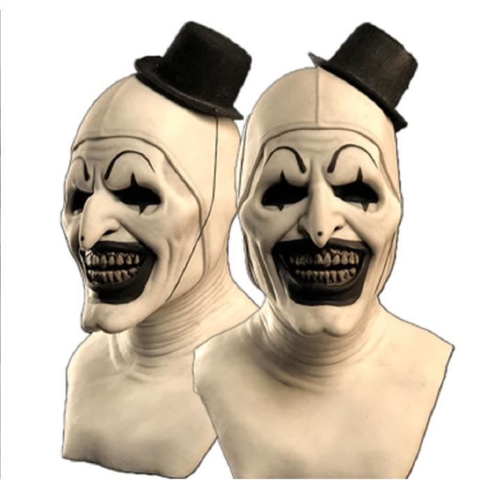 Betensh Masque Terrifier Lapin, Masque Lapin Halloween, Halloween Accessoires de Décoration