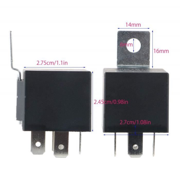 3 Pièces 5 Broches Voiture Relais 24V 40A SPDT Relais