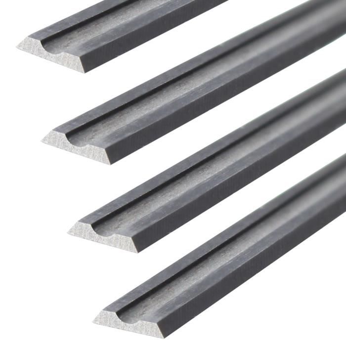 Jeu De 4 Lames De Rabot Carbure Tungstène 82mm - Compatible Einhell TC-PL 750 Et TE-PL 900 - Remplacement Précision