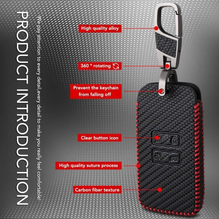 ontto Coque de clé Intelligente - Convient pour Renault Austral