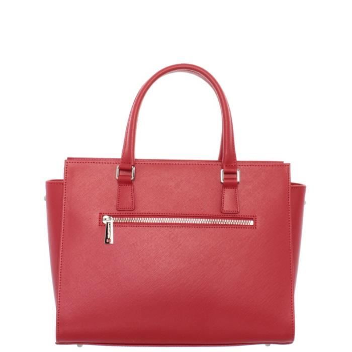 Sac a main Lancaster Adele ref lan35217 rouge Rouge Cdiscount Bagagerie Maroquinerie