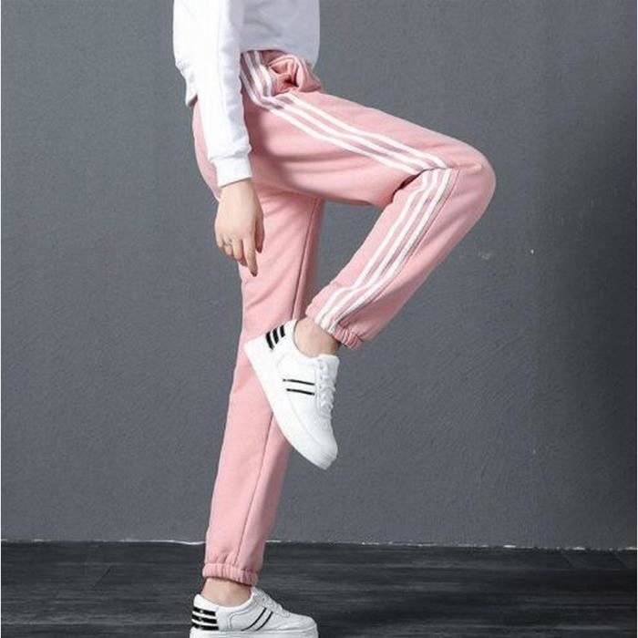 Pantalon Jogging Femme Rose