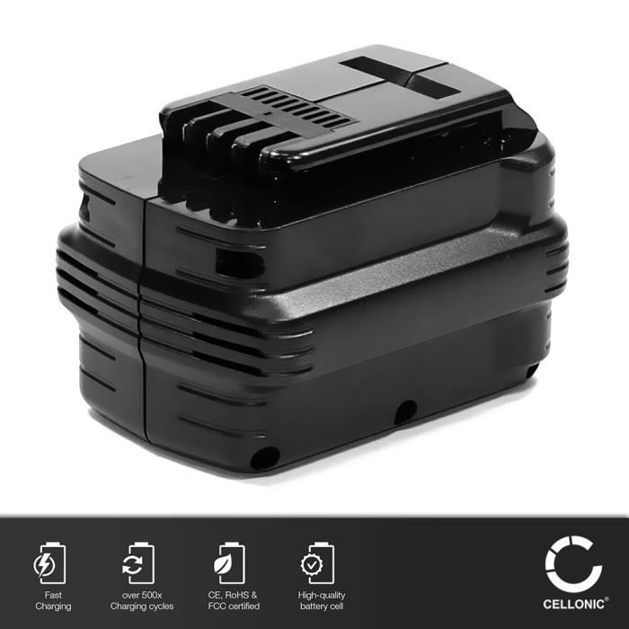 2x Batterie 24V 3Ah NiMH pour Dewalt DC222 DC223 DC224