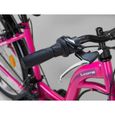 Licorne Bike Stella Premium City Bike 24,26 et 28 pouces – Vélo hollandais, Garçon [Rose, 24]-3