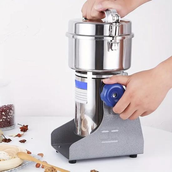 Moulin Électrique Multifonction - Broyeur 500W Pour Grains, Café, Épices - Capacité 500ml