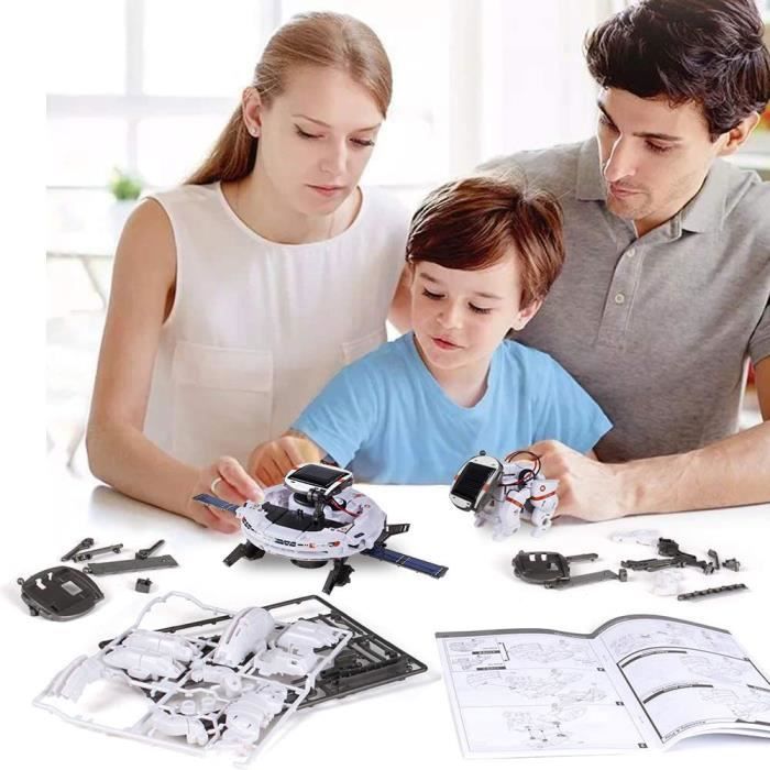 Robot solaire pour les enfants, Kit scientifique Stem Toys pour