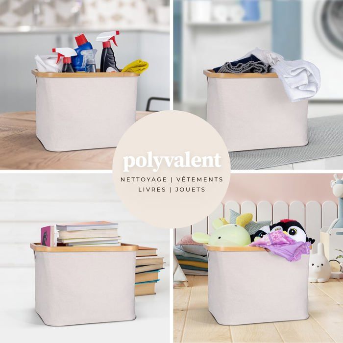 Kallax Lot De 4 Boîtes De Rangement Pliables 30 X 30 X 30 Cm