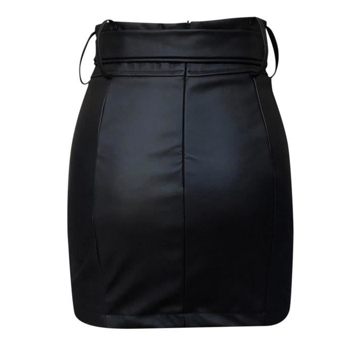 Jupe cuir zippée online