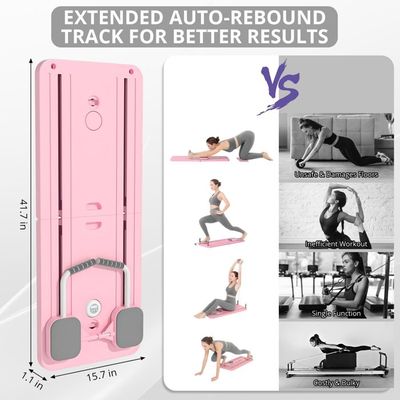 Flexiafit - Planche De Pilates Multi-usages Planche De Ru00e9forme De Pilates - Planche D'entrau00eenement Pilate Reformer