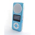Lecteur MP3 Inovalley MP32-C avec écran OLED et haut-parleur intégré - Bleu-0
