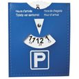Disque de Stationnement Parking Disc Européen Zone Bleue 10 x 12 cm-0