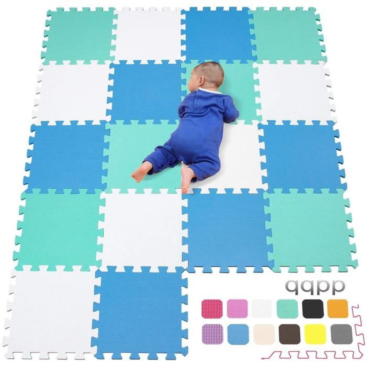 Eva Puzzle Tapis Mousse Bebe Ideal Pour Les Tapis De Jeux Enfant 18 Dalles 30 30 1cm Blanc Bleu Vert Qqc Aghb18n Cdiscount Jeux Jouets Eva Puzzle Tapis Mousse Bebe Ideal Pour Les Tapis De Jeux Enfant 18 Dalles 30 30 1cm Blanc Bleu Vert Qqc Aghb18n Cdiscount Jeux Jouets