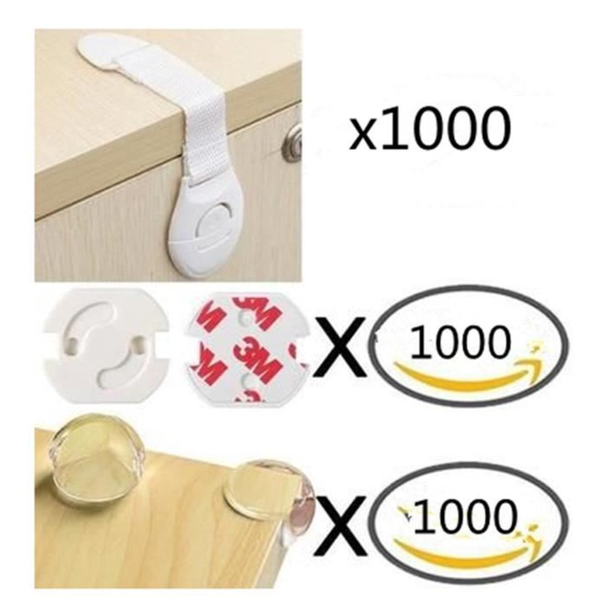 Kit Securite Enfant 3000 Pieces Securite Bebe Maison Et Livraison Chez Vous 1 A 2 Jours Et Remboursement Libre Dans 3 Ans Cdiscount Puericulture Eveil Bebe