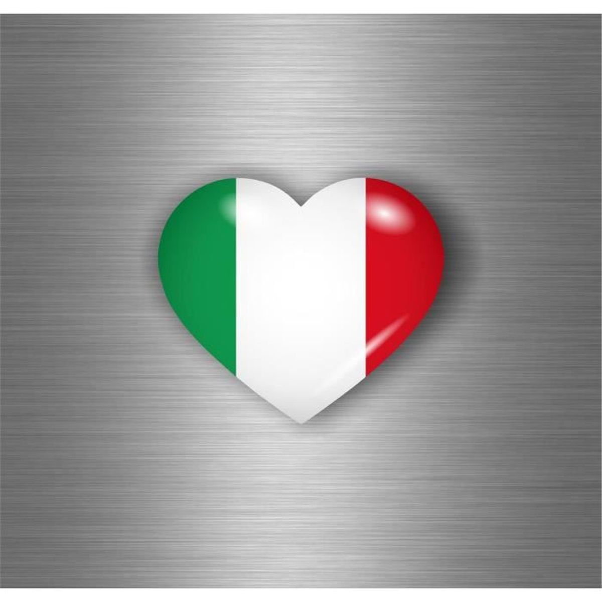 Autocollant Sticker Drapeau Italie Italien Cœur Cdiscount Auto
