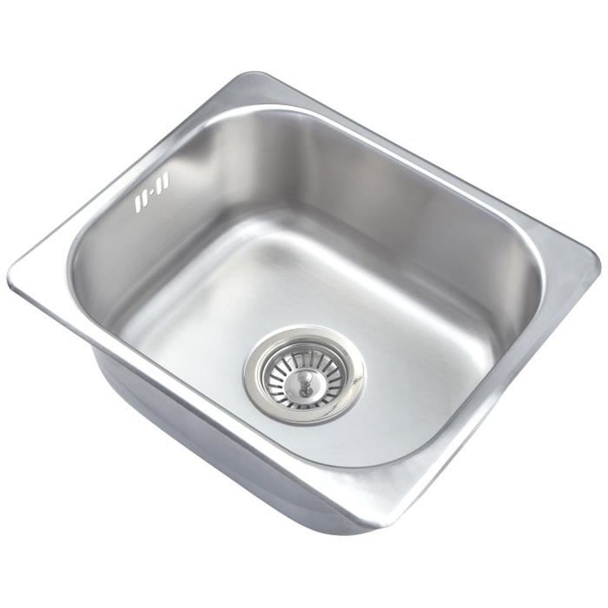 /Évier de Cuisine /Évier en Encastr/é Rectangle avec Siphon en Acier Inoxydable Lavabo pour Cuisine 50x45x22cm