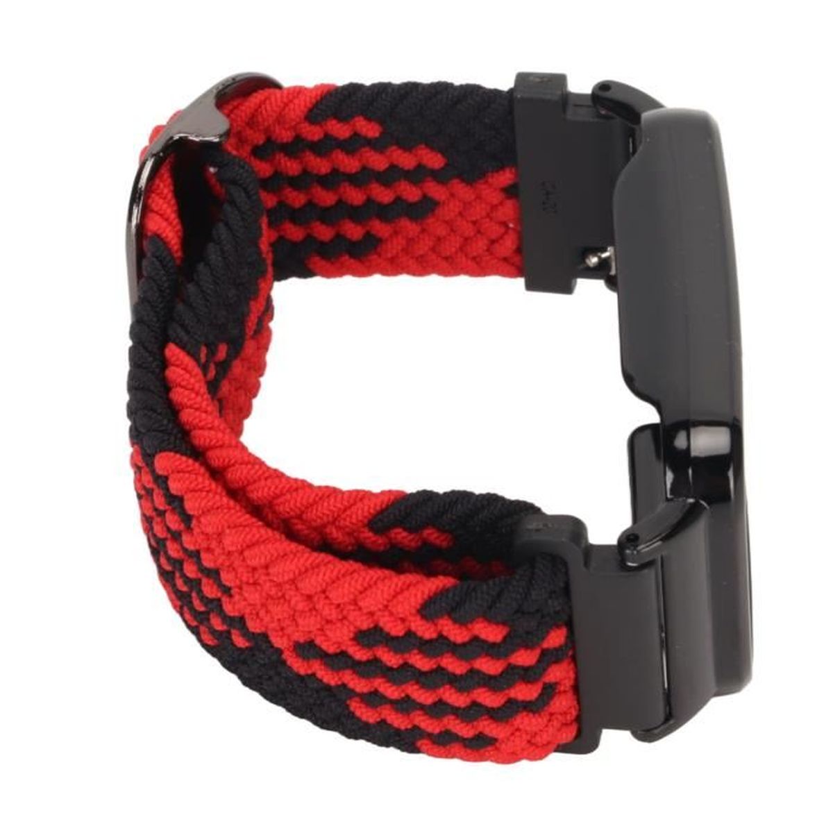 Bracelet de montre en nylon tressé extensible avec boîtier protecteur