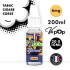 Eliquide Cigarette Électronique - 6mg - TABAC CIGARE CORSÉ Havana Vap'Op - 70 MPGV / 30 VG - 20 x 10ml (200ml)